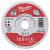 Disc abraziv pentru debitat metal Milwaukee 125 x 1 mm x 22 mm