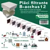 Set 25 placi filtrante B-acchus 12, Filtrare medie, 20 x 20 cm (BRON-30-25251)