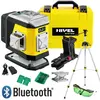 Nivela laser 2 planuri de 360° NIVEL SYSTEM CL2G cu fascicul verde si trepied SJJ-M1 EX