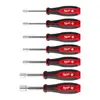 Set 7 surubelnite cu cap hexagonal magnetic Milwaukee HOLLOWCORE (4932479891)