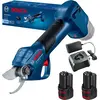 Set foarfeca BOSCH Pro Pruner cu 2 acumulatori 3 Ah si incarcator (06019K1021)