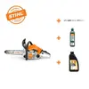 PACHET Motofierastrau STIHL MS 172 C-BE + Lant de rezerva + Ulei amestec HP Ultra 100 ml + Ulei ungere lant Forest Plus 1 L, 1.9 CP, 35 cm, 3/8, 1.1 mm