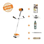PACHET Motocoasa STIHL FS 131 + Kit service 31 + Cap cu fir AutoCut 27-2 + Ulei amestec HP Ultra 100 ml + Pila lata + Maner pila, 1.9 CP, 5.8 Kg