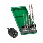 Set HiKOKI 751030 cu 5 burghie SDS Plus pentru beton si mandrina 13 mm