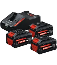 Set 3 acumulatori BOSCH EXPERT EXBA18V-80 8 Ah si incarcator EXAL18V-160 (0615V0005R)