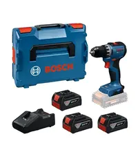 Set masina de gaurit si insurubat BOSCH GSR 18V-52 cu 3 acumulatori 5 Ah si incarcator (06019S0027)