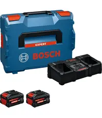 Set 2 acumulatori BOSCH EXPERT EXBA18V-80 8 Ah si incarcator EXAL18V2-320 (1600A0373X)