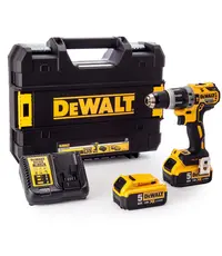 Set masina de gaurit si insurubat DeWalt DCD796P2-QW cu 2 acumulatori 5 Ah si incarcator