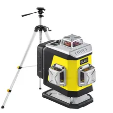 Set nivela laser verde in cruce NIVEL SYSTEM CL4G si trepied SJJM1