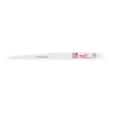 Set 5 panze fierastrau sabie pentru lemn si plastic Milwaukee SAWZALL 230 mm x 6 TPI (48475016)
