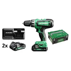 Set masina de gaurit si insurubat HiKOKI DV18DFWCZ cu 2 acumulatori si incarcator