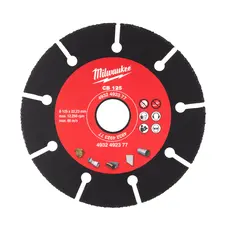 Disc diamantat Milwaukee CB125 125 x 2.3 x 22.2 mm 4932492377