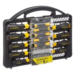 Set surubelnite cu maner si capete de insurubare Stanley STHT0-62141, 34 piese