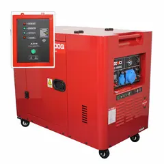 Generator de curent insonorizat SENCI SC10000Q cu automatizare ATS, Putere maxima 8 kW, 230V, AVR (SC1009324)