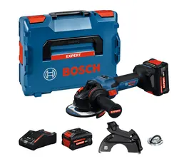 Polizor unghiular BOSCH EXPERT EXWS18V-15S cu 2 acumulatori si incarcator (06019M6003)