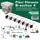 Set 25 placi filtrante B-acchus 4, Filtrare grosiera, 20 x 20 cm (BRON-30-25249)