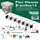 Set 25 placi filtrante B-acchus 12, Filtrare medie, 20 x 20 cm (BRON-30-25251)