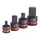 Set 4 adaptoare de impact Milwaukee Shockwave (4932480356)