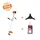 PACHET Motocoasa STIHL FS 120 + Cutit desis 250-3 + Ulei amestec HP 1 L, 1.8 CP, 6.4 Kg