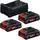 Set 3 acumulatori BOSCH EXPERT EXBA18V-40 4 Ah si incarcator GAL12V/18V-80 (0615V0005X)