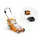 Set masina de tuns gazon STIHL RMA 239.1 cu acumulator AK 30 si incarcator AL 101