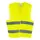 Vesta reflectorizanta de protectie Renania 386B, Poliester, Galben Fluo