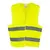 Vesta reflectorizanta de protectie Renania 386B, Poliester, Galben Fluo