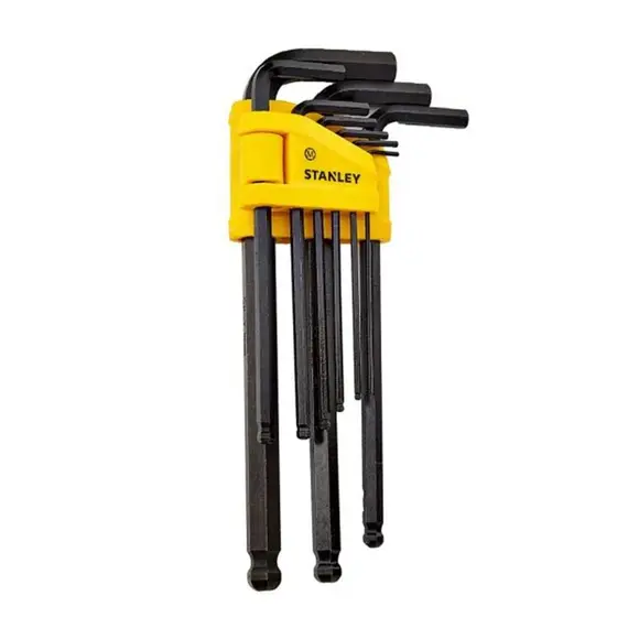 Set 9 chei imbus Stanley 0-69-256, Forma L, 1.5 - 10 mm