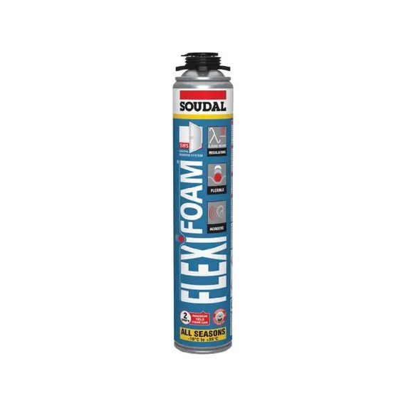 Spuma flexibila usi si ferestre Soudal Flexifoam 750 ml (118685)