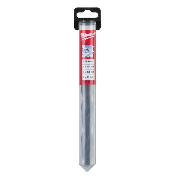Burghiu pentru metal cu coada redusa HSSR Milwaukee 18.00 mm