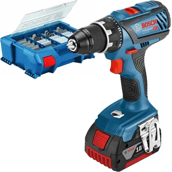 Masina de gaurit si insurubat BOSCH GSR 18V-28 cu 2 acumulatori 3Ah inclusi