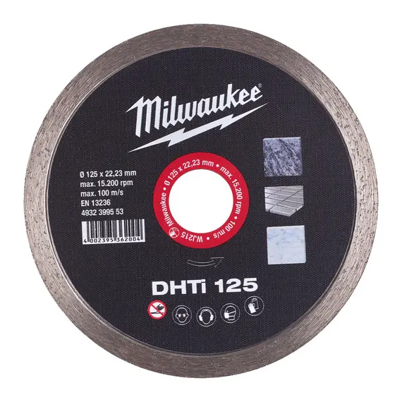 Disc diamantat ceramica Milwaukee DHTi 125 mm