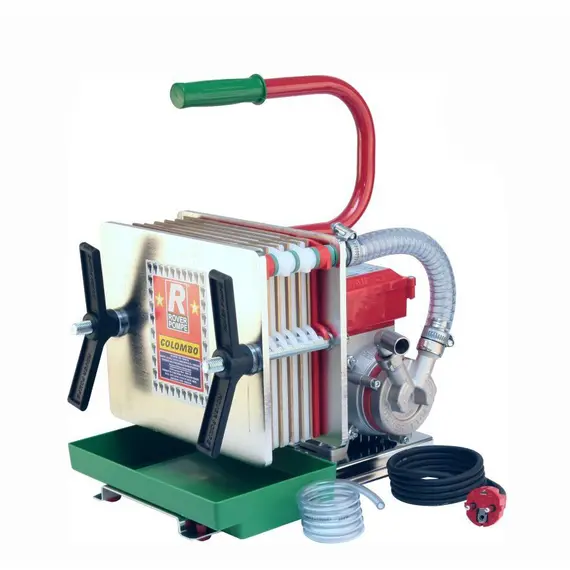 Aparat filtrare vin Rover COLOMBO 6 Inox, Electric, 300 l/h, 220V, Filtre incluse