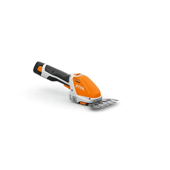 Set masina de tuns gard viu STIHL HSA 26 cu acumulator AS 2, incarcator AL 1 si geanta de transport