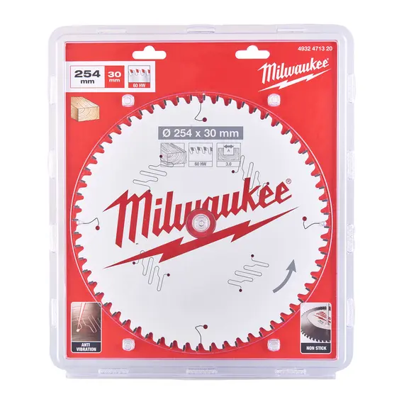 Panza de circular lemn Milwaukee Z60 254 x 30 mm