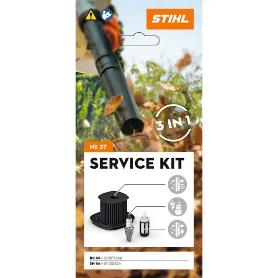 Kit de intretinere STIHL 37 pentru suflanta BG 86 si aspirator frunze SH 86
