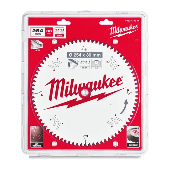 Panza de circular aluminiu Milwaukee Z80 254 x 30 mm