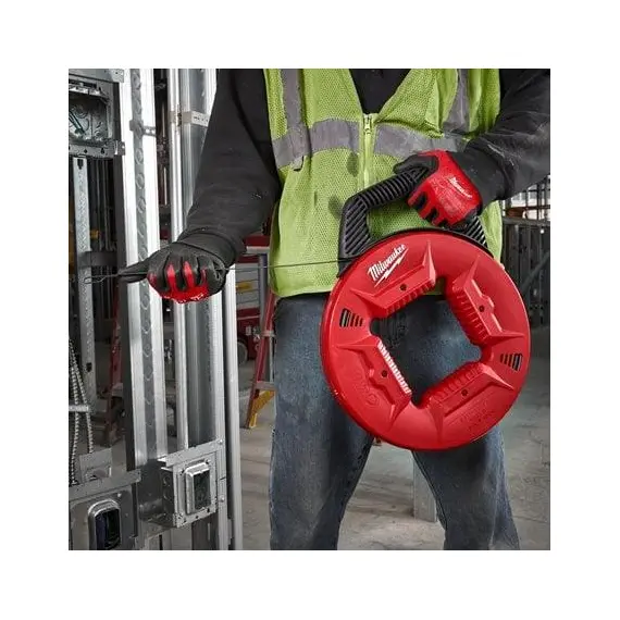 Dispozitiv pentru tras cabluri electrice Milwaukee, Otel, Lungime 15 metri