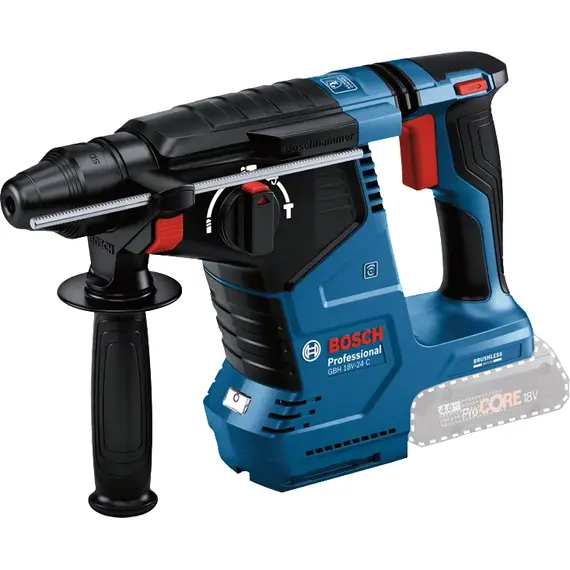 Set profesional BOSCH GSB 18V-65 / GBH 18V-24 C / GWS 18V-11 / GAL 18V-40 si 3 acumulatori GBA 18V 5Ah (0615A5007H)