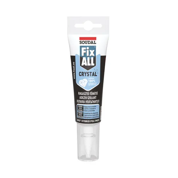 Adeziv izolant Soudal Fix All Crystal, 125 ml, Transparent (134134)