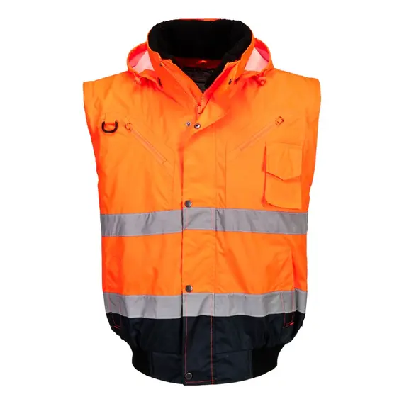 Jacheta bomber 3 in 1 Portwest C465, Contrast Hi-Vis, Impermeabila