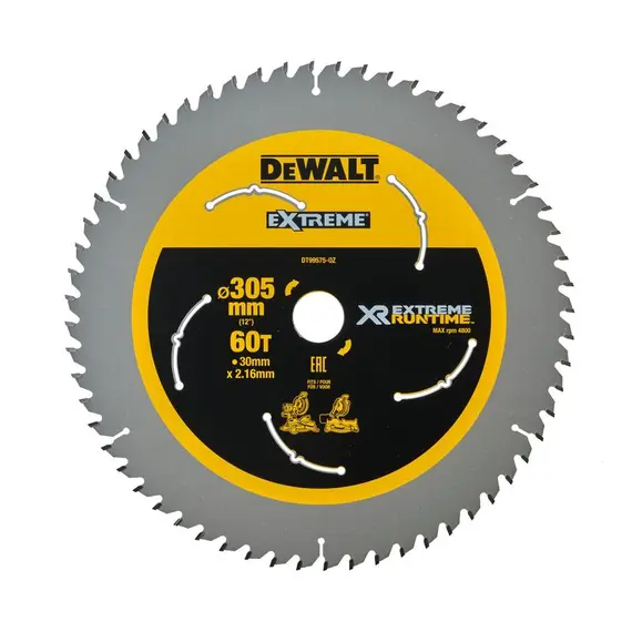 Disc circular lemn Dewalt 305*30mm 60 dinti DT99575
