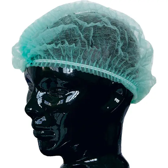 Set 100 capeline de unica folosinta Renania B762, Marime 21", Verde (1323)