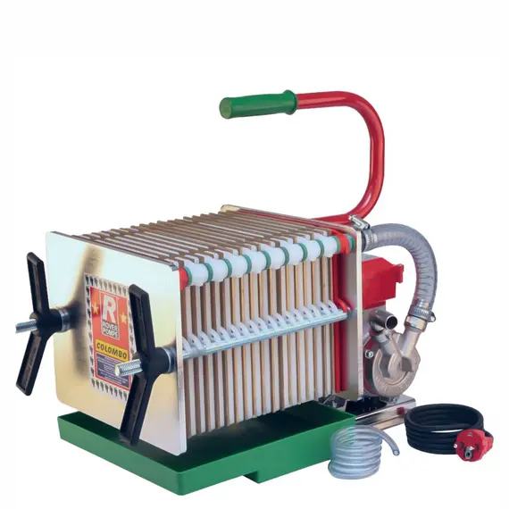 Aparat filtrare vin Rover COLOMBO 18 Inox, Electric, 800 l/h, 0.34 kW, Filtre incluse (9-630000)