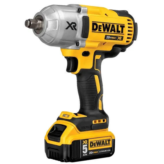 Set masina de insurubat cu impact DeWalt DCF899P2-QW cu 2 acumulatori 5Ah si incarcator