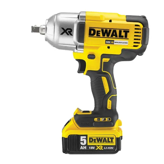 Set masina de insurubat cu impact DeWalt DCF899P2-QW cu 2 acumulatori 5Ah si incarcator
