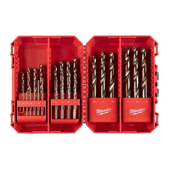 Set 25 burghie pentru metal Milwaukee HSS-G Cobalt (4932493868)