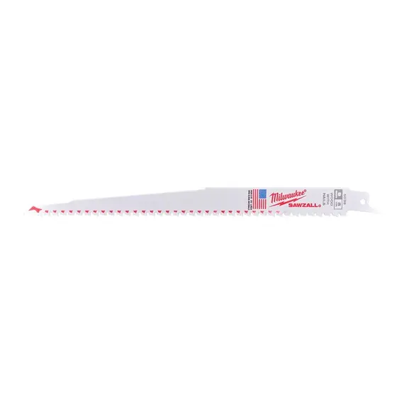 Set 5 panze fierastrau sabie pentru demolari Milwaukee SAWZALL THIN KERF 230 mm x 5 TPI (48475036)