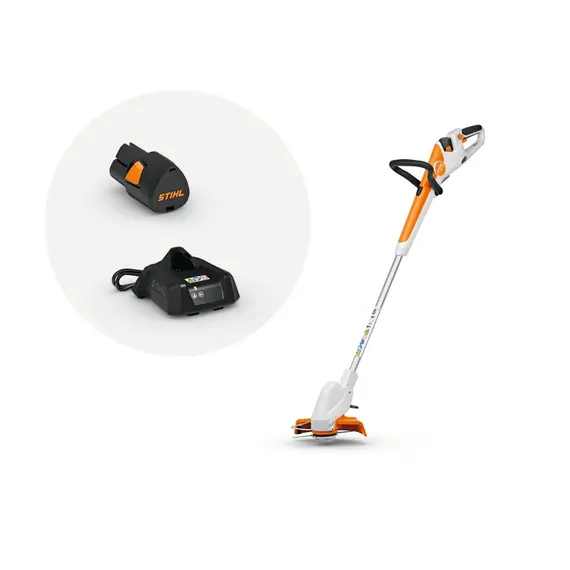 Set motocoasa STIHL FSA 30 cu acumulator AS 2 si incarcator AL 1