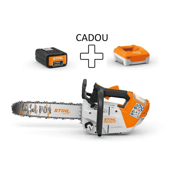 Motofierastrau STIHL MSA 220 TC-O - CADOU: Acumulator AP 300 S si Incarcator AL 301 (MA012000004)